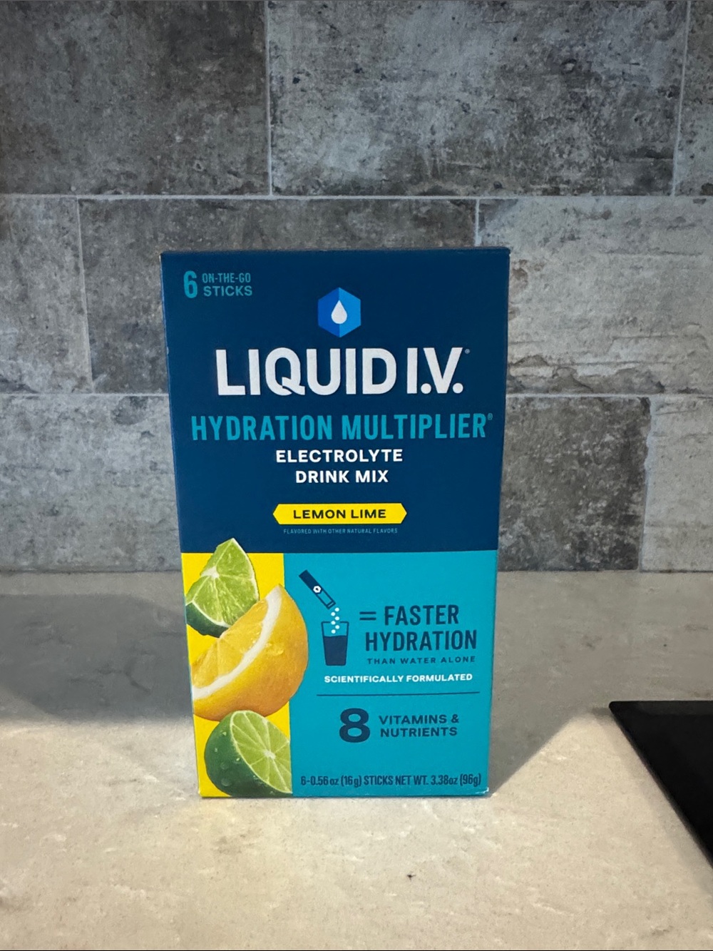 Hydration Multiplier Electrolyte Drink Mix - Lemon Lime - 8 packets